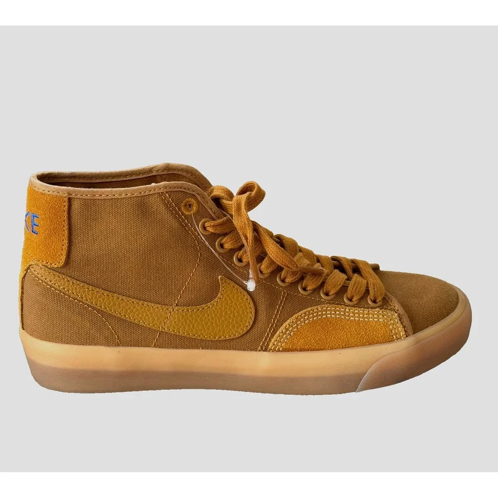 Nike Shoes Mens Size 6.5 SB Blazer Court Mid Premium Desert Ochre Gum Skateboard